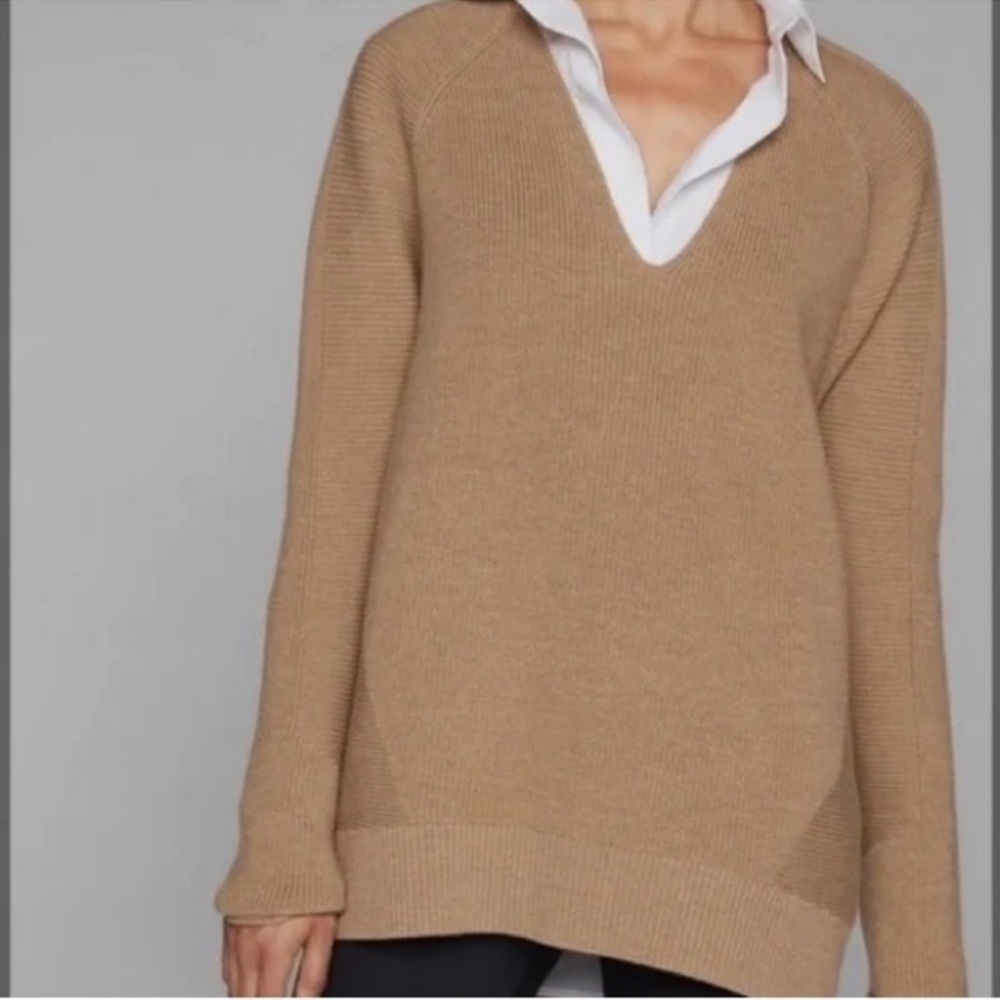 Athleta Hanover V Neck Sweater